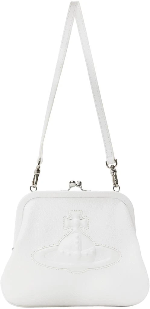 Vivienne Westwood White Vivienne's Clutch Bag 1