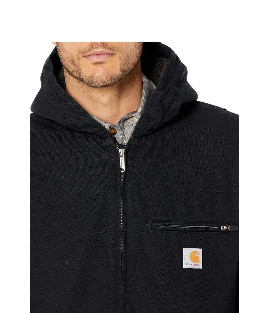 Carhartt OJ392 Washed Duck Sherpa Lined Hooded Jacket 3