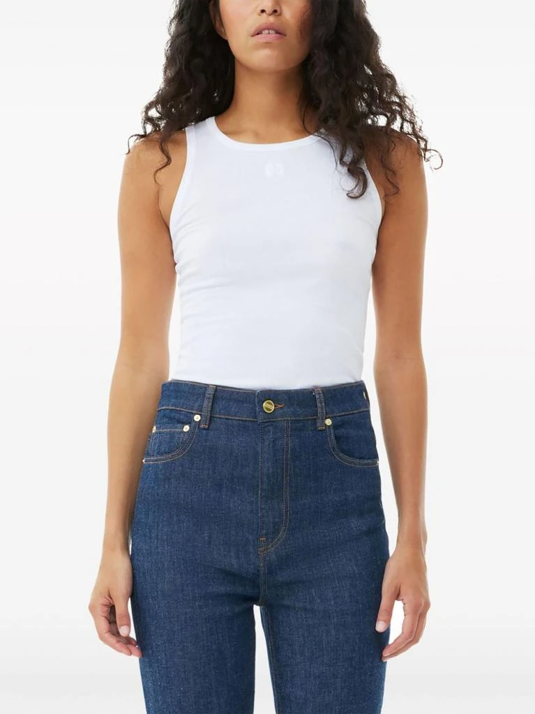 Ganni GANNI - Organic Cotton Tank Top 2
