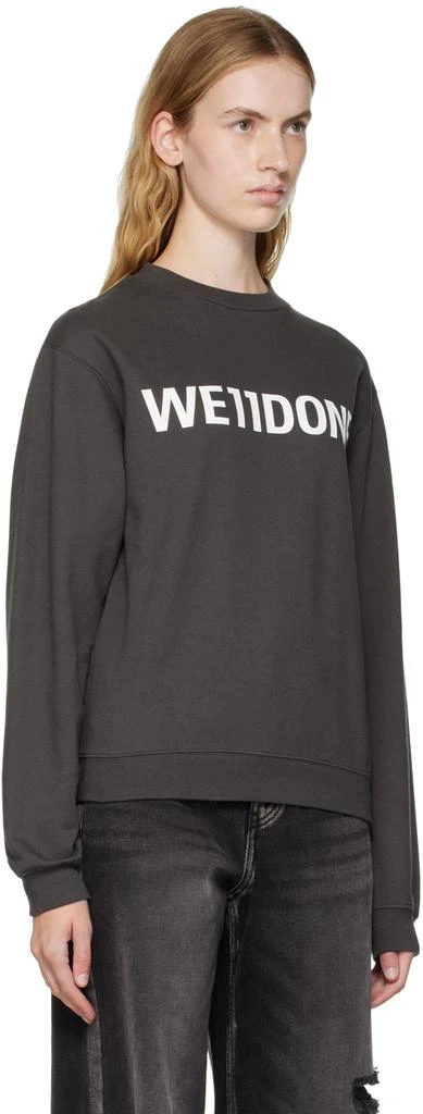 We11done Gray Fitted Sweatshirt 2