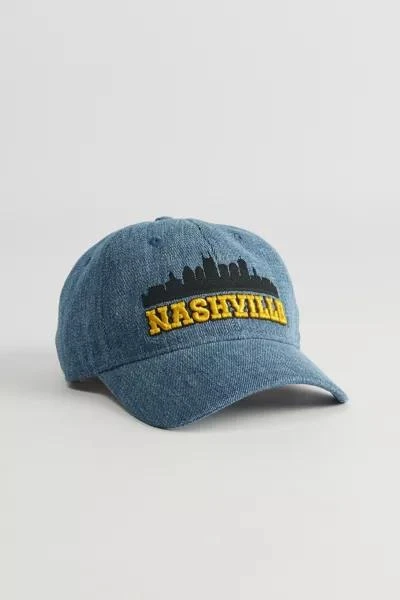 Urban Outfitters Nashville Acid Wash Denim Dad Hat 1