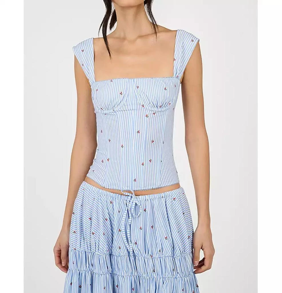 WeWoreWhat Ruched Cup Corset