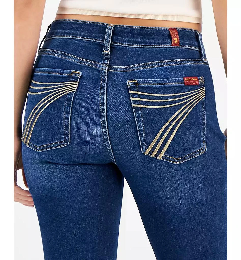 7 For All Mankind Women's Dojo Mid-Rise Flare-Leg Jeans 7