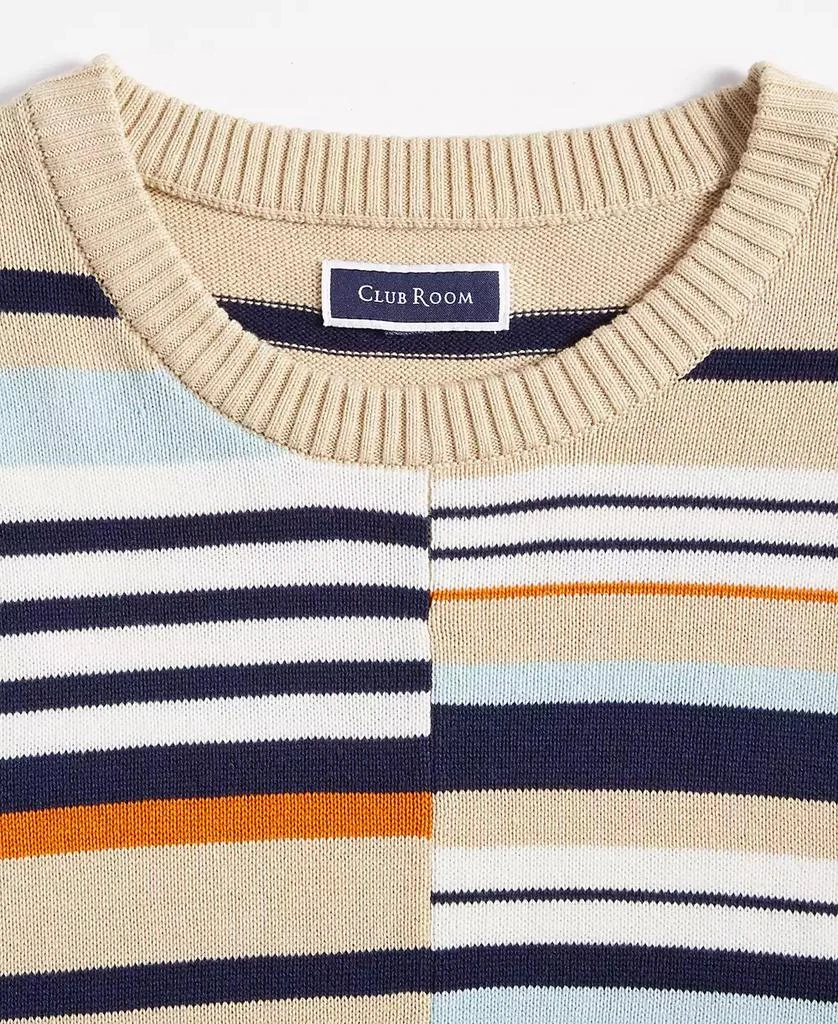 Club Room Men's Mixed Stripe Crewneck Sweater, Created for Macy's 4