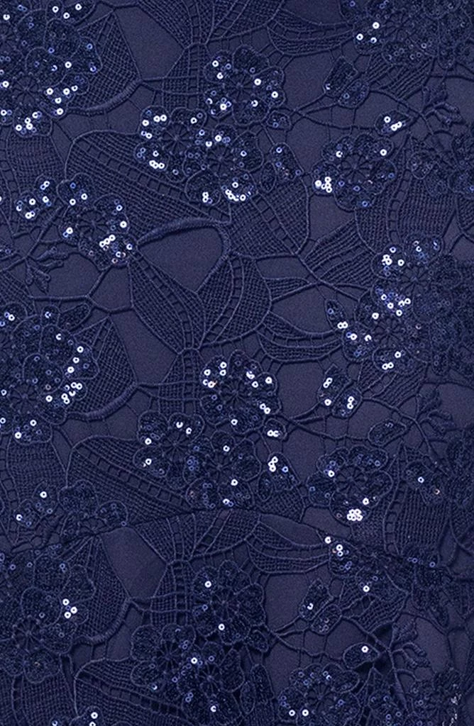 Xscape Evenings Sequin Lace Overlay Gown 5