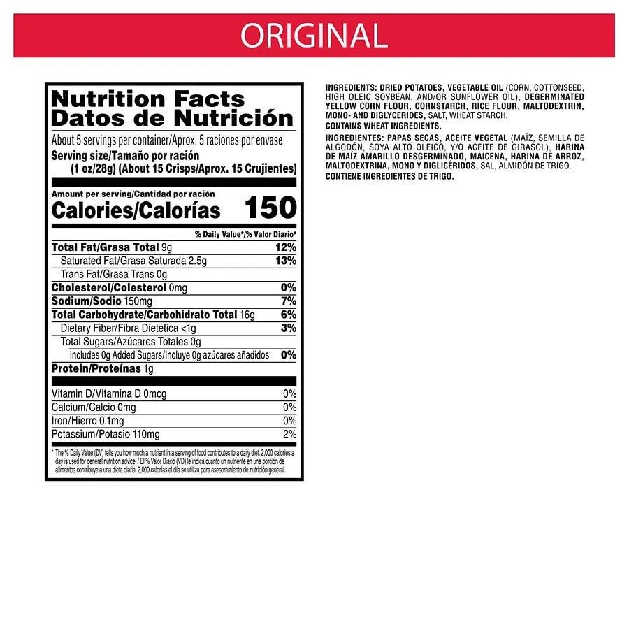 Pringles Potato Crisps Chips Original 7