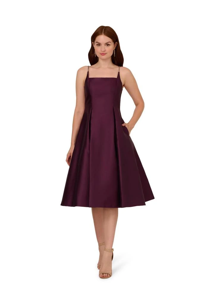 Adrianna Papell Mikado midi dress 5