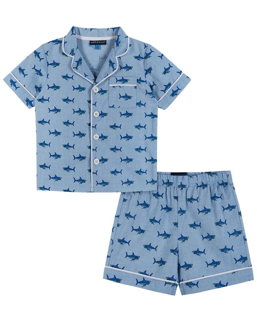 Andy & Evan Andy & Evan Woven Pajama Set