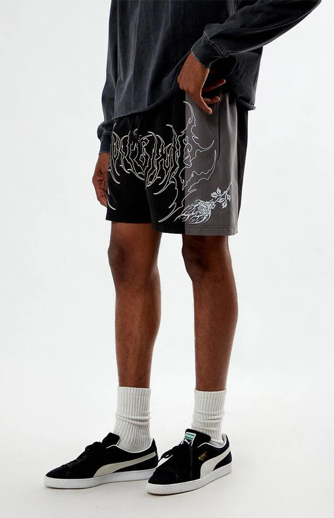 Civil Black Duality Suede Shorts 3