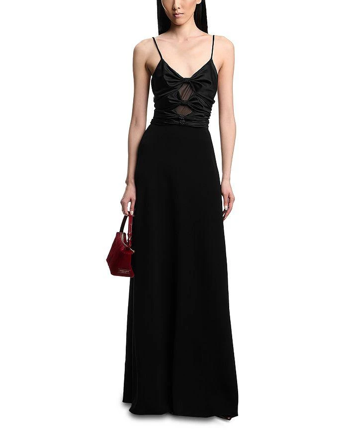 Emporio Armani Embellished Maxi Dress - Dresses & Skirts - Free Shipping -  BeyondStyle