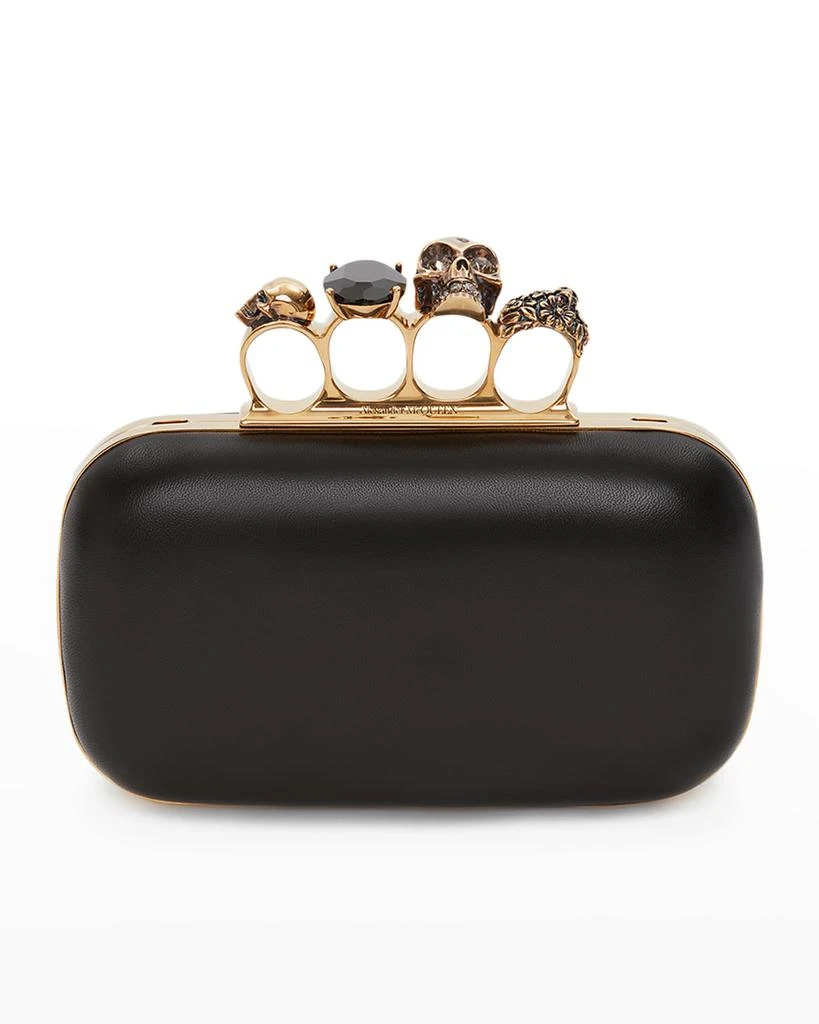 Alexander McQueen Skull Four Ring Clutch Bag 1