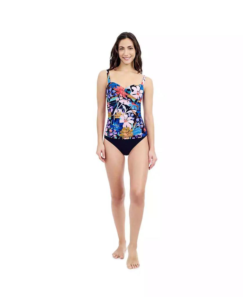 Profile by Gottex Melody D Cup Crisscross Detail Tankini Underwire Adjustable Straps