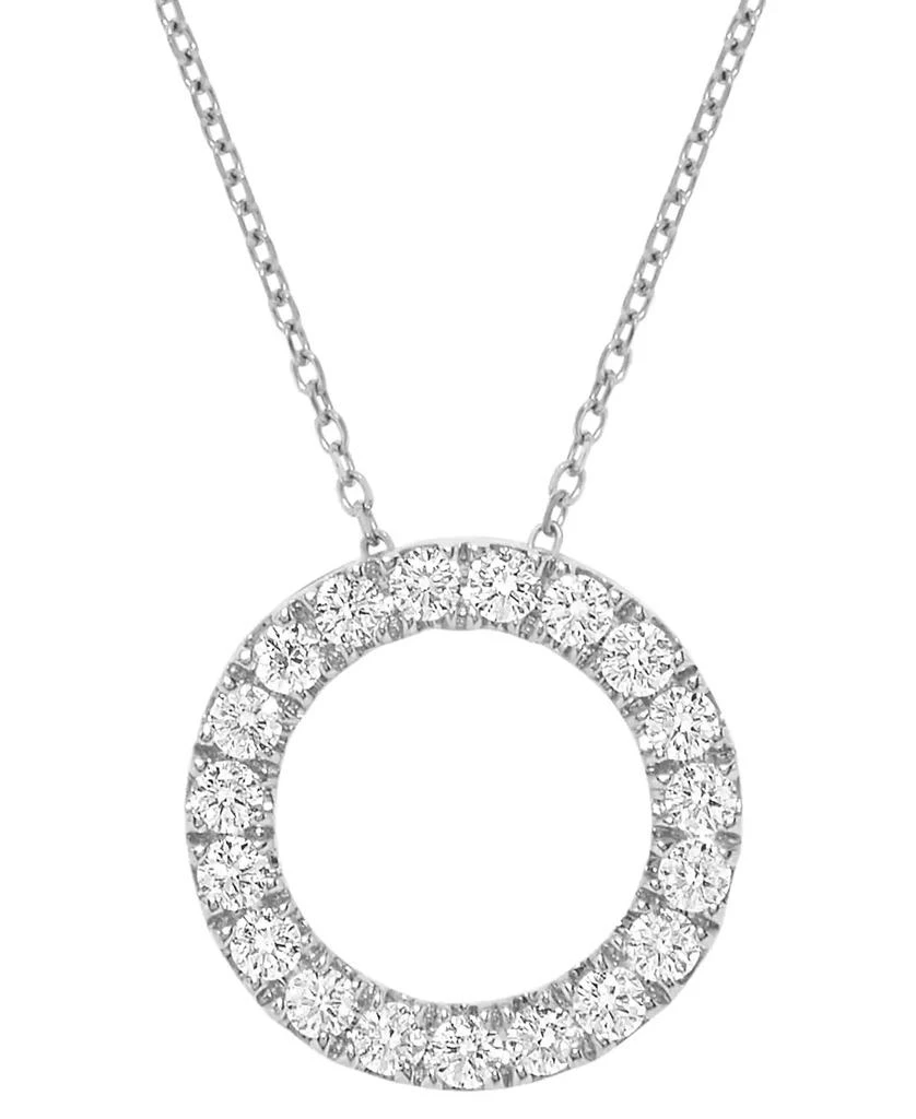 Macy
s Diamond Pendant Necklace (1/2 ct. t.w.) in 14k Yellow Gold (also in 14k White Gold) 2