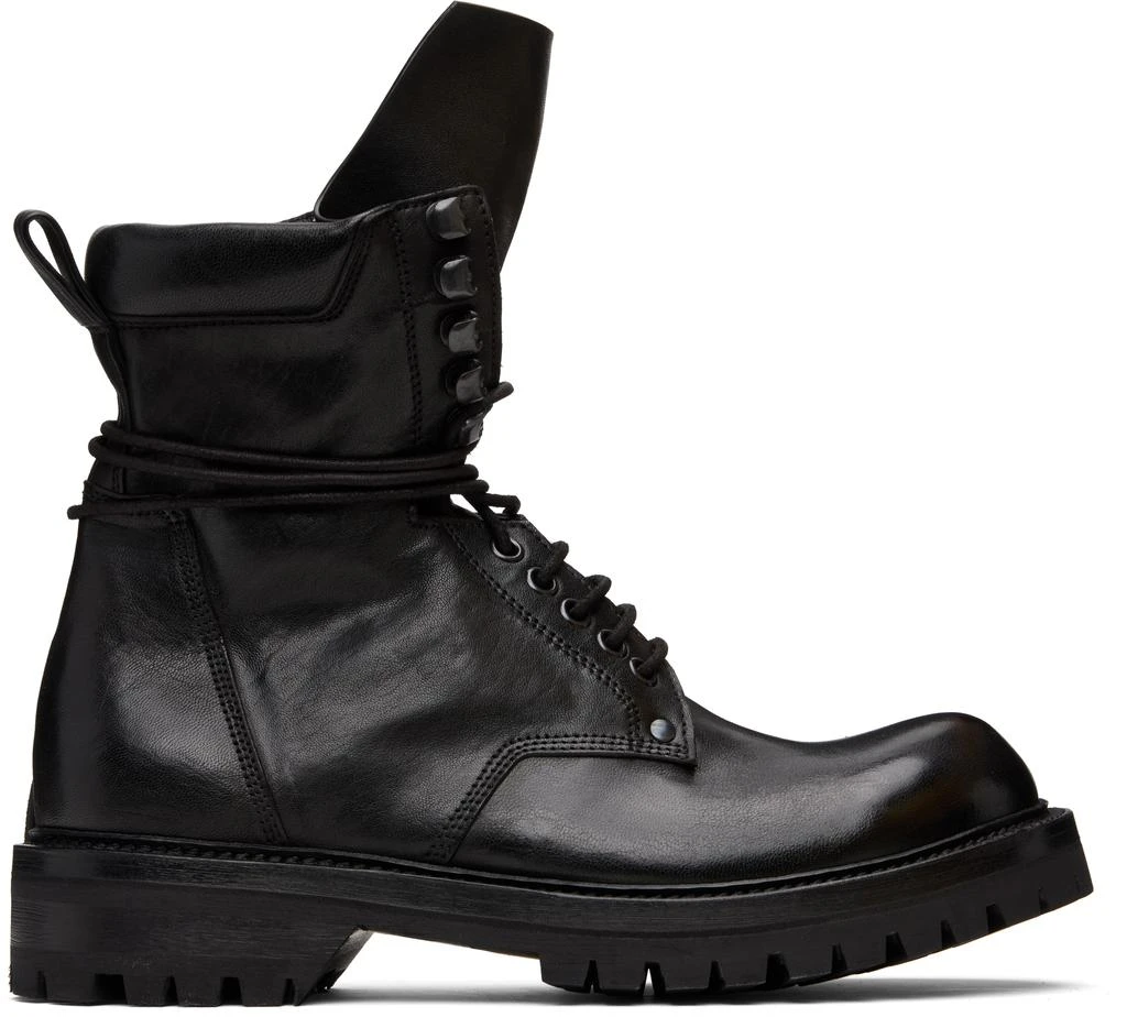 Rick Owens Black Concordians Army Low Boots 1