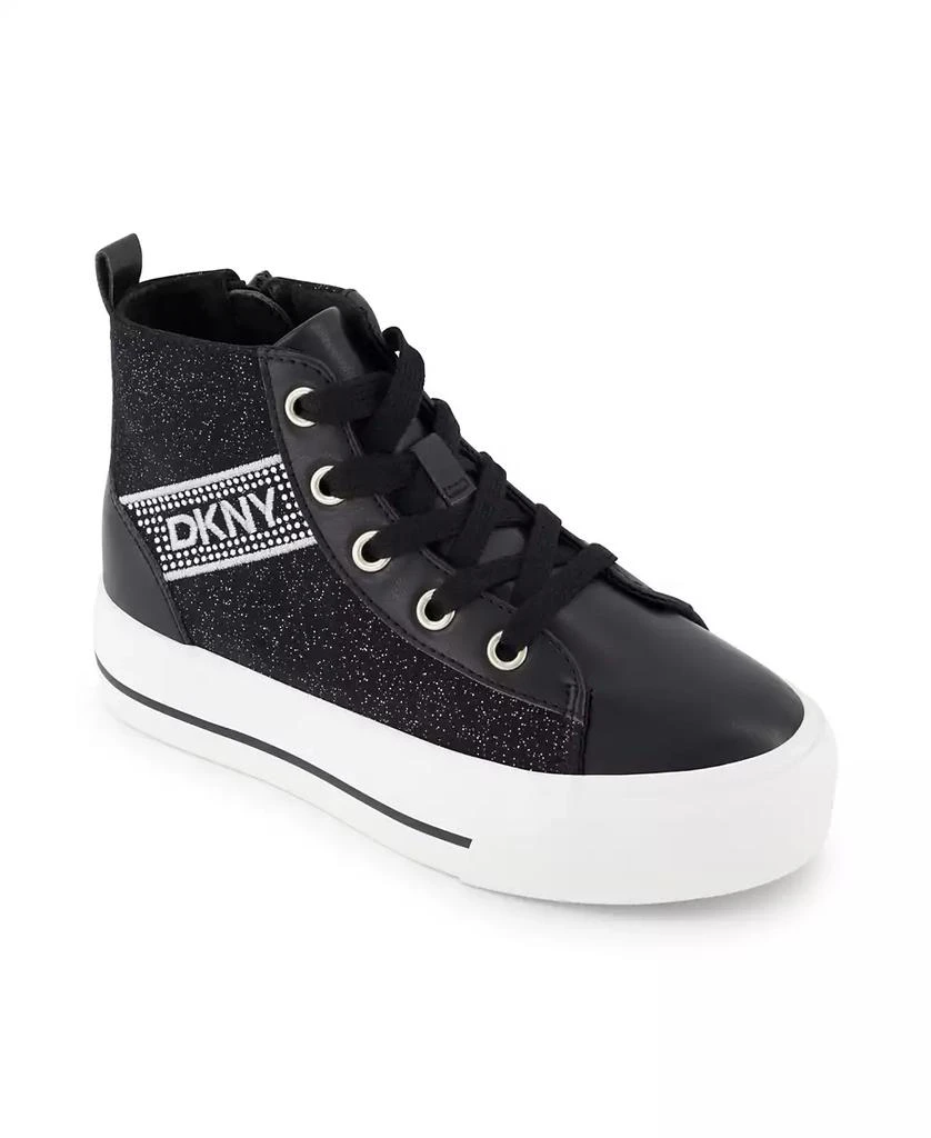 DKNY Little and Big Girls Katie Lora High Top Sneaker 1