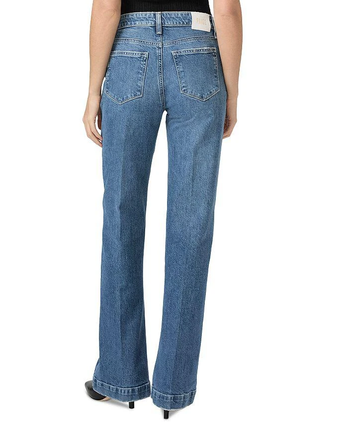 Paige Leenah High Rise Straight Jeans in Wings 3