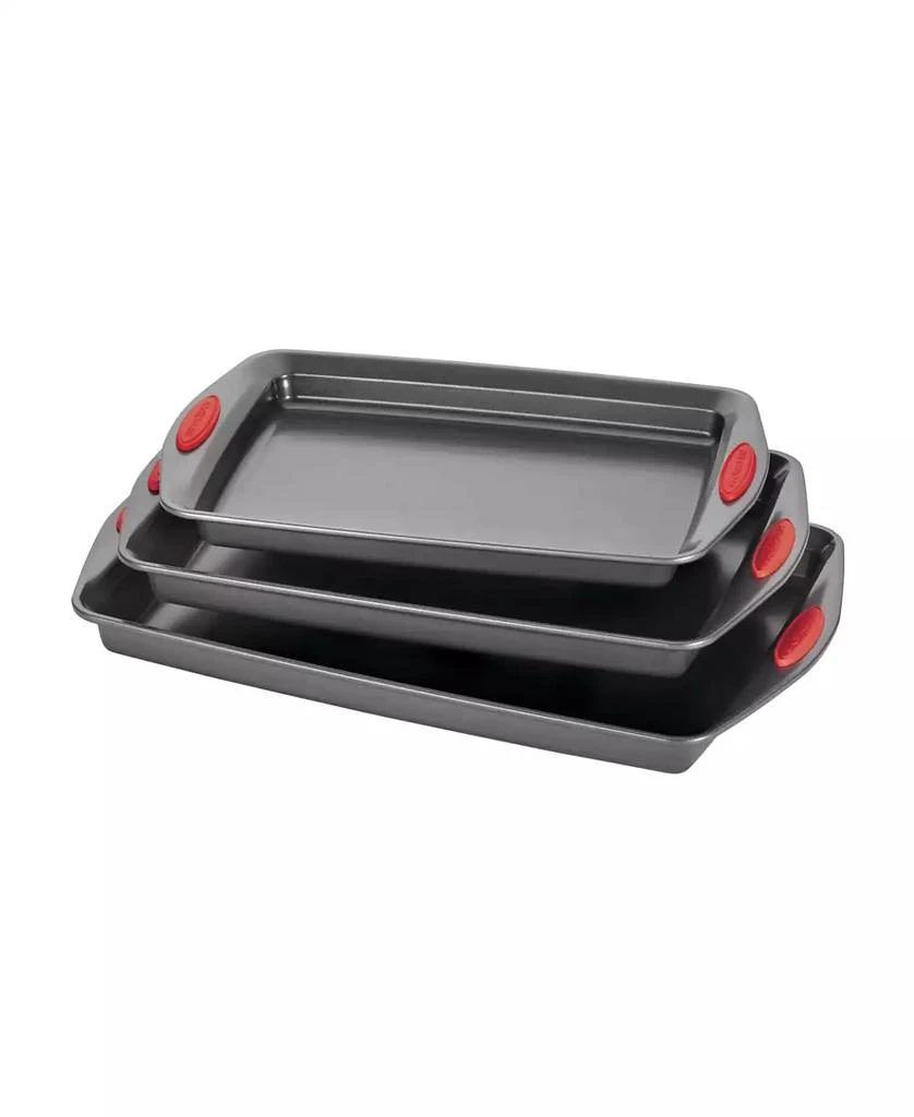 Rachael Ray Nonstick 3-Piece Bakeware Cookie Pan Set 6