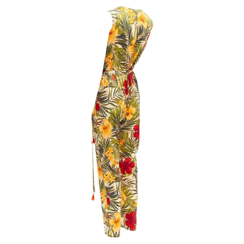 MIGUELINA tropical floral print wrap jumpsuit 6