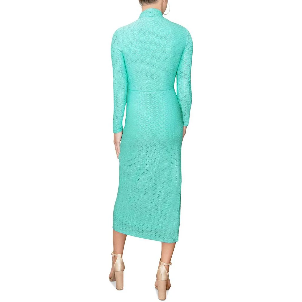 RACHEL Rachel Roy Womens Eyelet Midi Wrap Dress 2