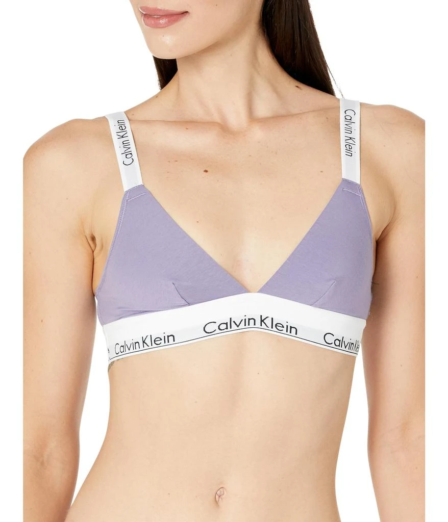 Calvin Klein Underwear Modern Cotton Unlined Bralette (Cross-Back) 1