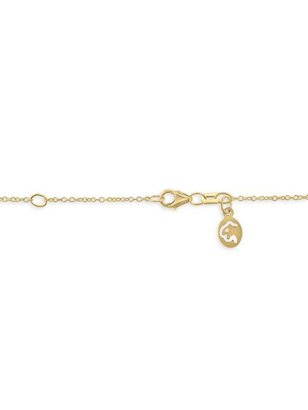 Effy 14K Yellow Gold & 0.03 TCW Diamond Pineapple Pendant Necklace 3