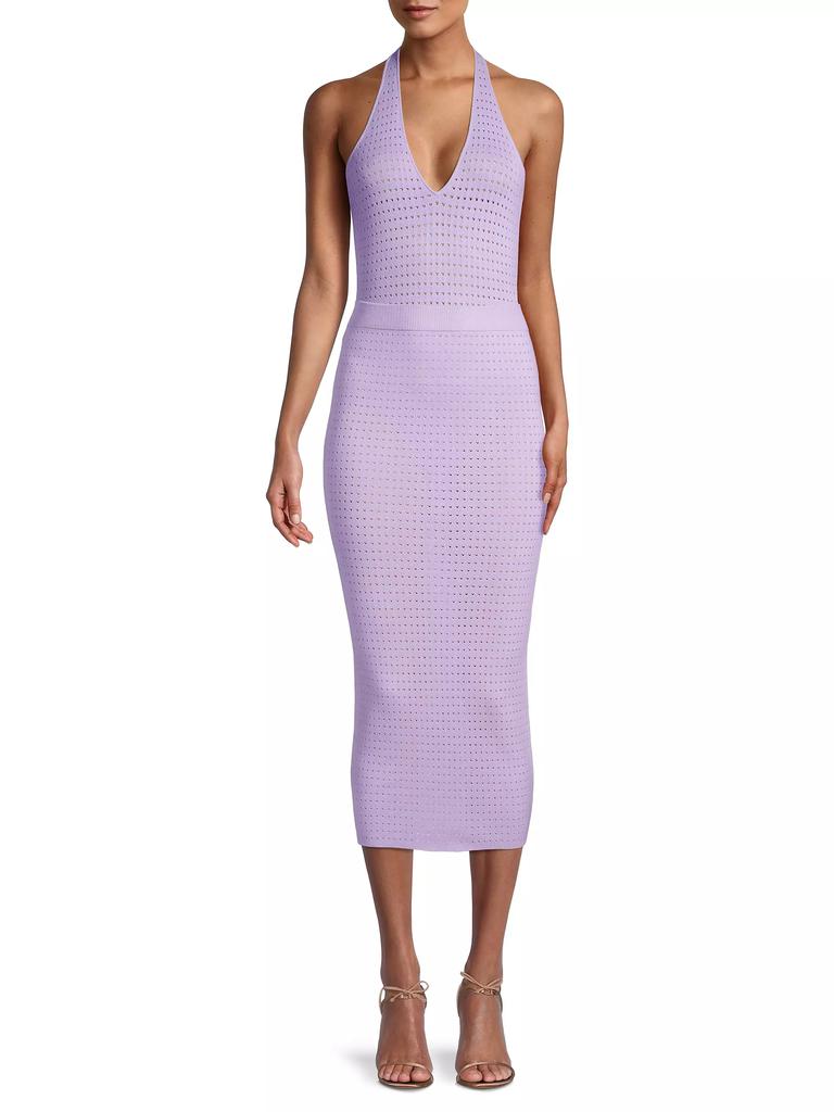 Victor Glemaud Laser-Dot Halter Bodysuit