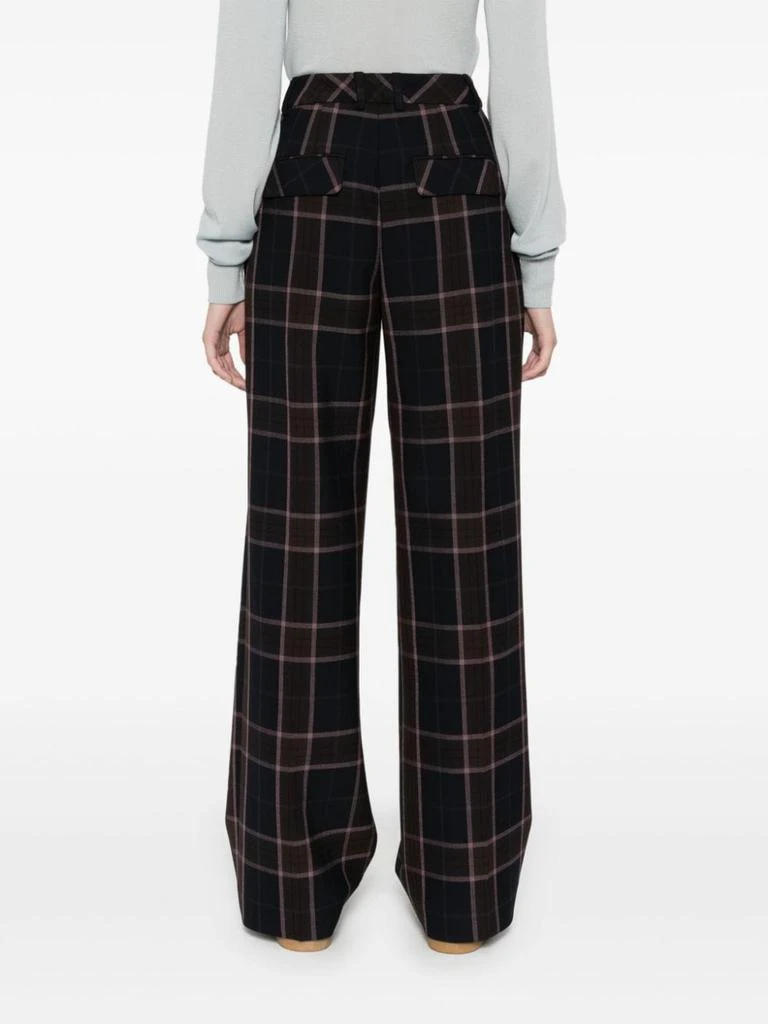 PS Paul Smith PS PAUL SMITH - Cheked Pleat Detail Trousers 5