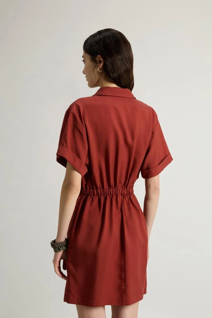 Woolrich Tencel Dress - Women - Red 3