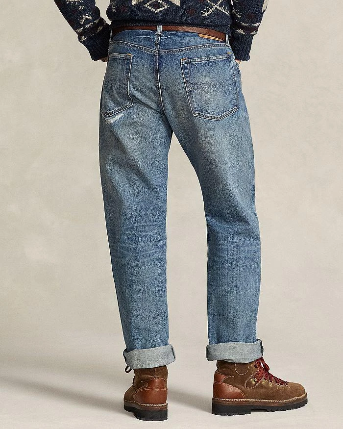 Polo Ralph Lauren Classic Fit Distressed Jeans in Coppit Blue 4