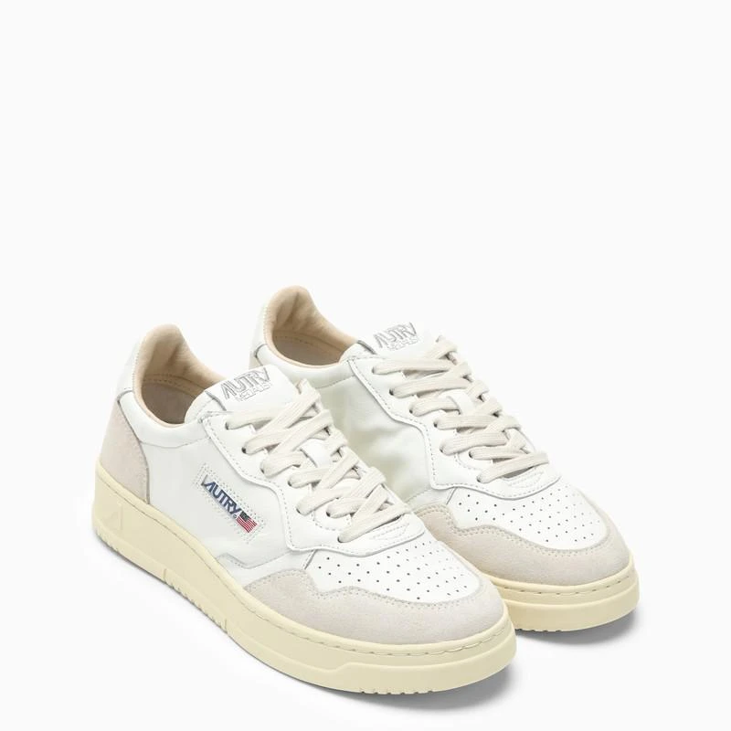 AUTRY Medalist trainer in white leather and suede 2