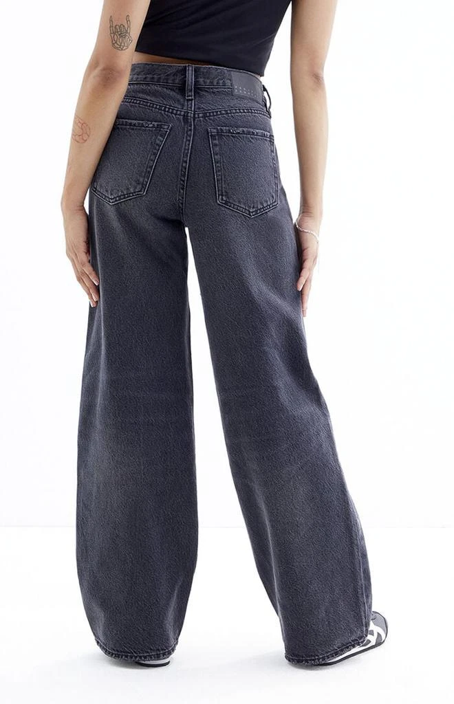 PacSun Cali Black Bow Baggy Boyfriend Jeans 5