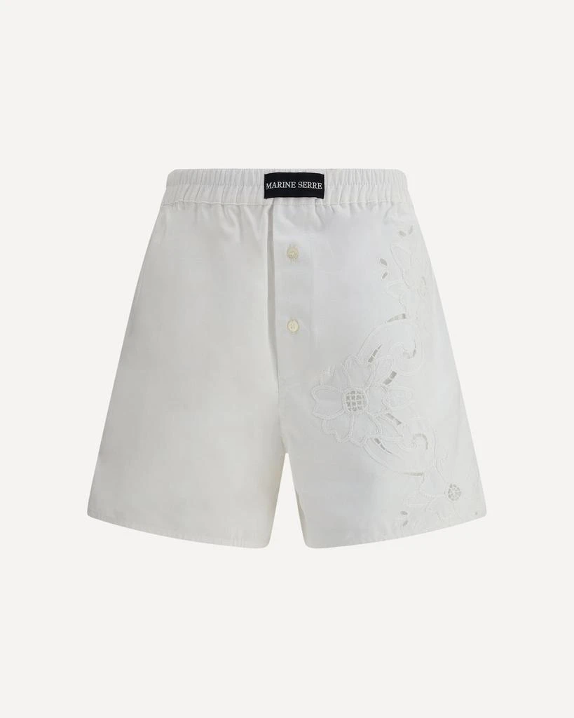 MARINE SERRE Linen Shorts 1