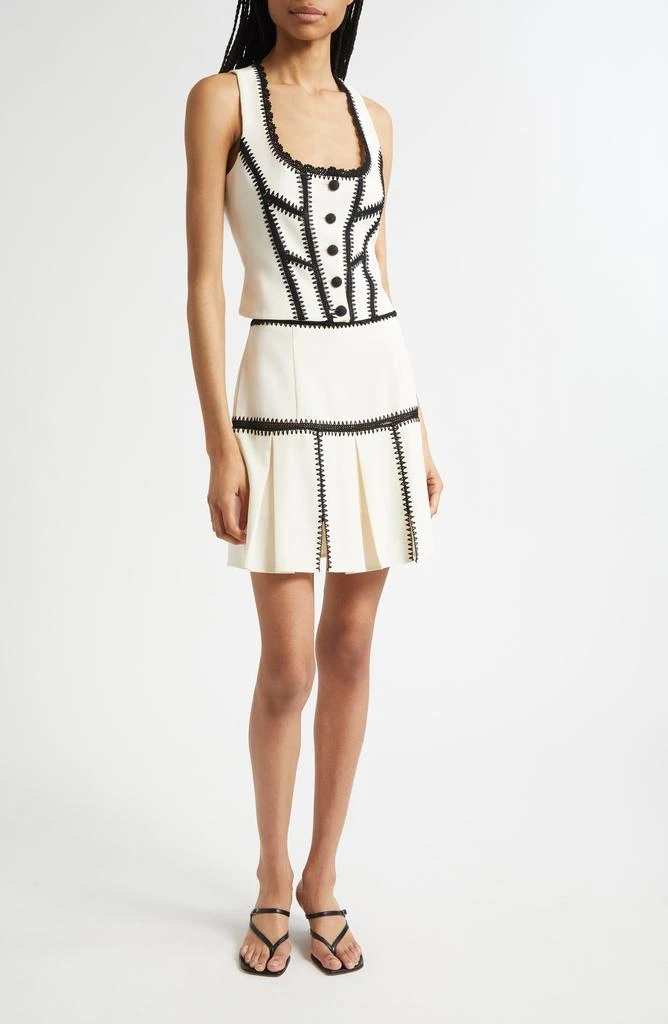 Cinq à Sept Sinclaire Crochet Corset Top 2