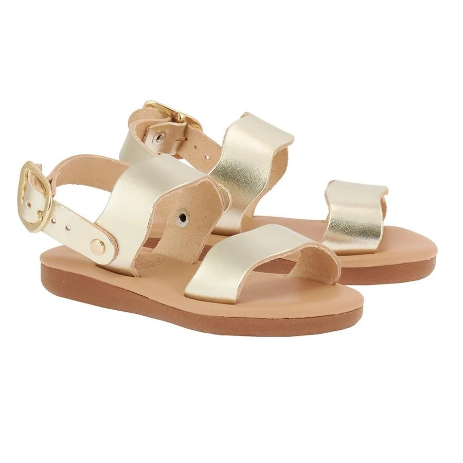 ANCIENT GREEK SANDALS Girls Calamos Soft Leather Sandals 2