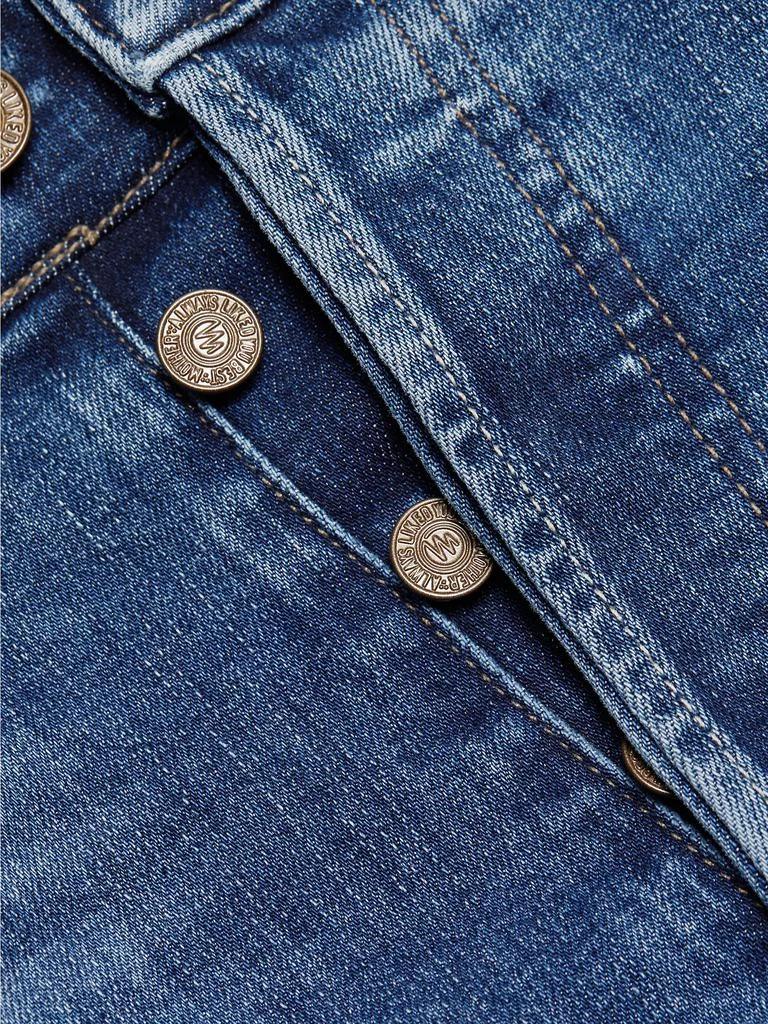 MOTHER The Tomcat Roller Sneak Wide-Leg Jeans 7