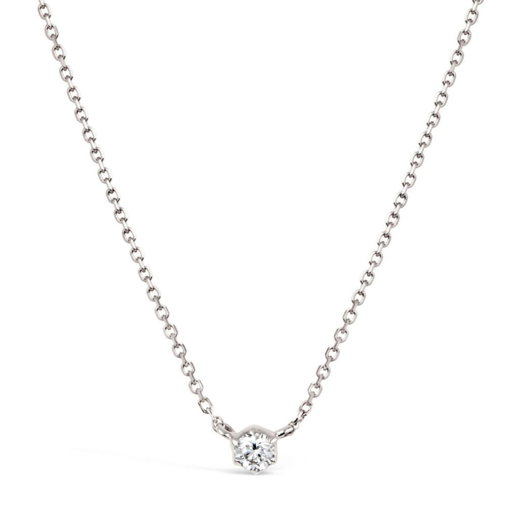 Dinny Hall White gold elyhara 18w 0.11ct diamond pendant