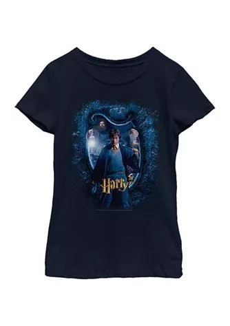 Harry Potter Potter Girls 4 6X Chamber Harry And Sword Graphic T Shirt 1