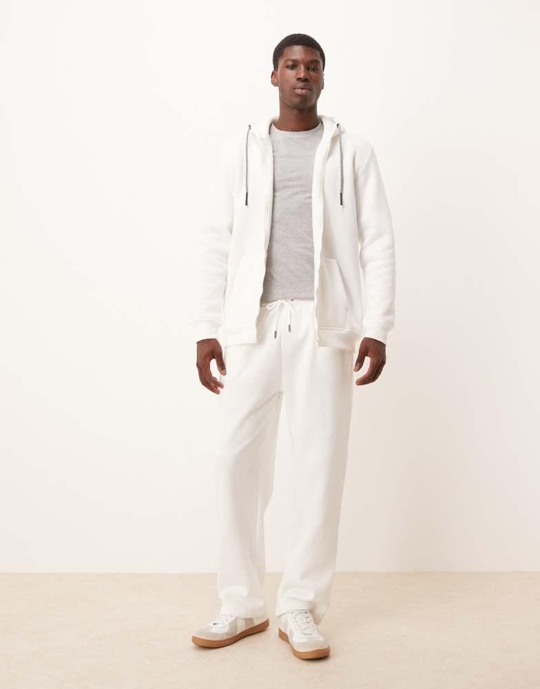 Brave Soul Brave Soul Wide leg joggers in cream