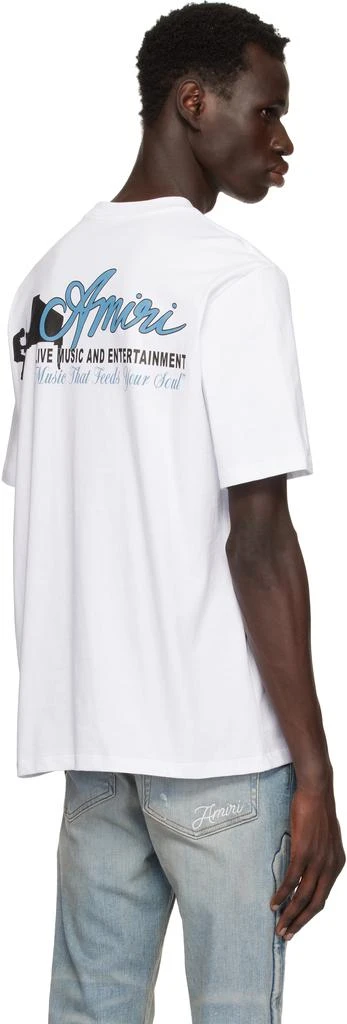 AMIRI White 'Amiri' Jazz Band T-shirt 3