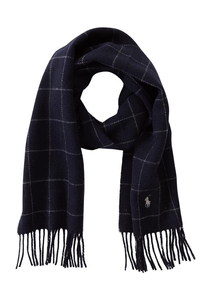 Ralph Lauren Reversible Windowpane Scarf