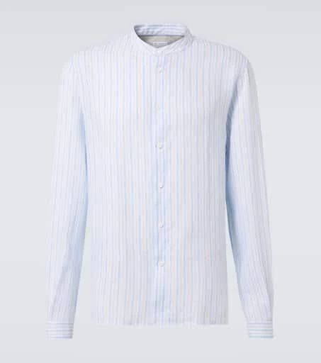 Brunello Cucinelli Striped linen shirt 1