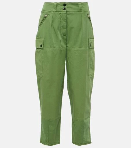 Tom Ford Low-rise cotton twill cargo pants 1