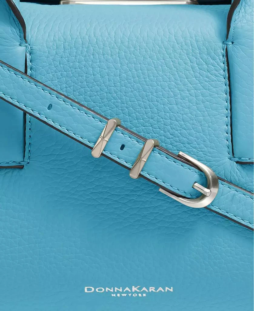 Donna Karan Donna Karan Amagansett Soft-Rolled Leather Satchel with Sculpted Magnet Closure 3
