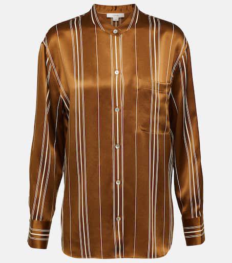 Vince Striped silk shirt