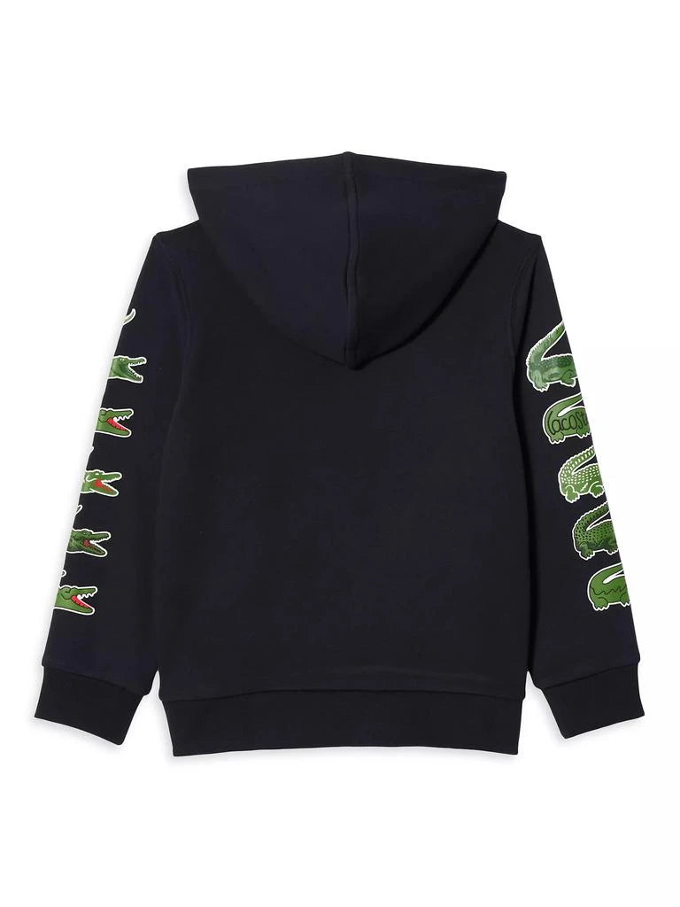 Lacoste Little Boy's & Boy's Croc Sleeves Hoodie 3