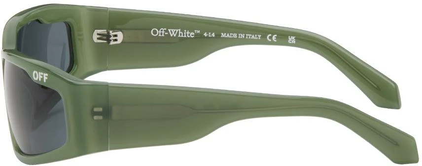 Off-White Green Kimball Sunglasses 3