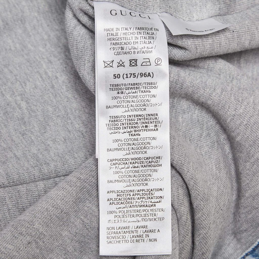 Gucci Gucci Blue  
Hollywood Babylon
 Denim Hooded Vest Jacket L 6