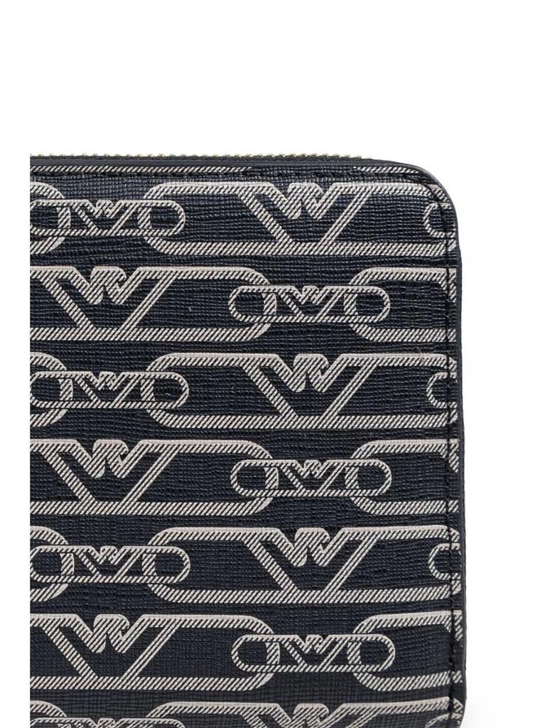 Emporio Armani EMPORIO ARMANI - Allover Logo Continental Wallet 2