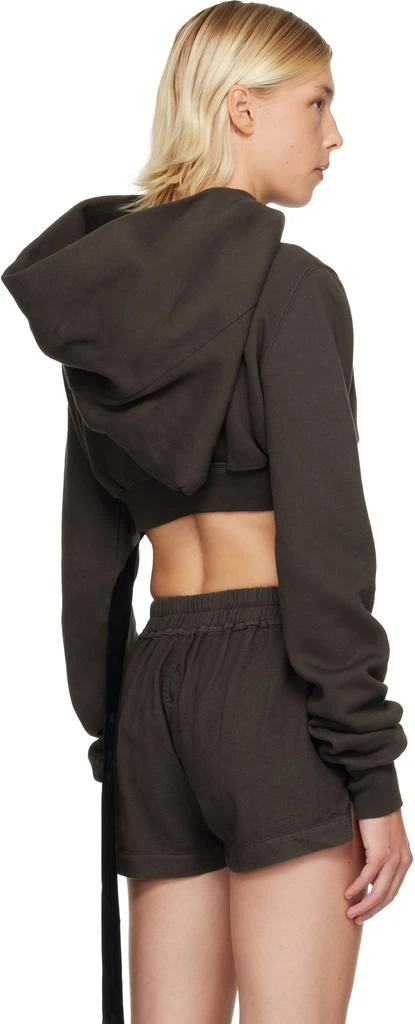 Rick Owens Gray Concordians Micro Mountain Hoodie 3