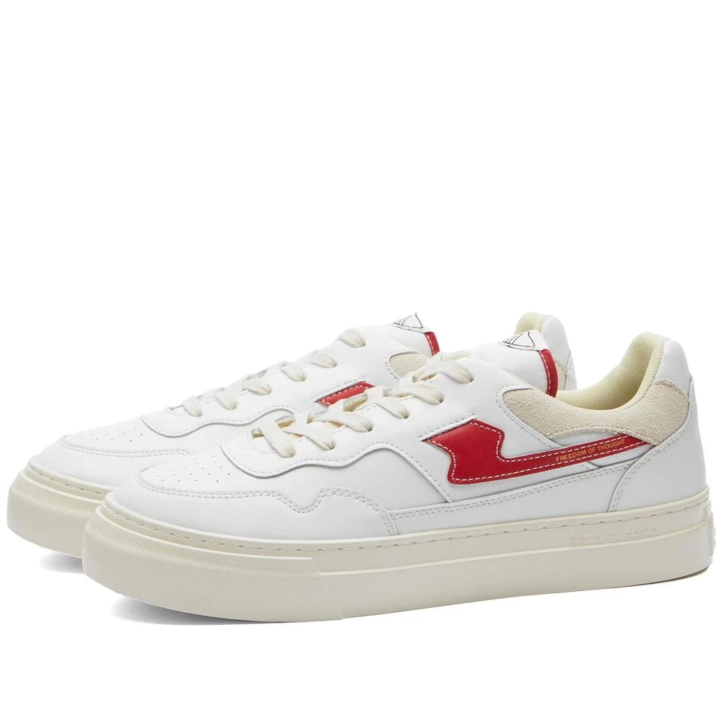 Stepney Workers Club Stepney Workers Club Pearl S-Strike Leather Sneaker 1